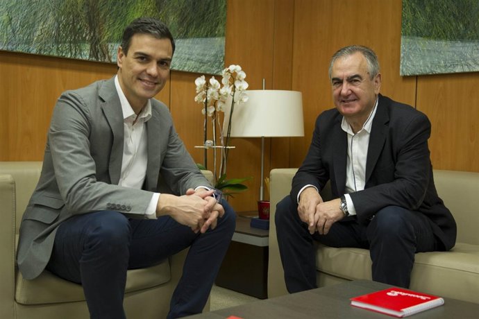 Pedro Sánchez y Rafael González Tovar