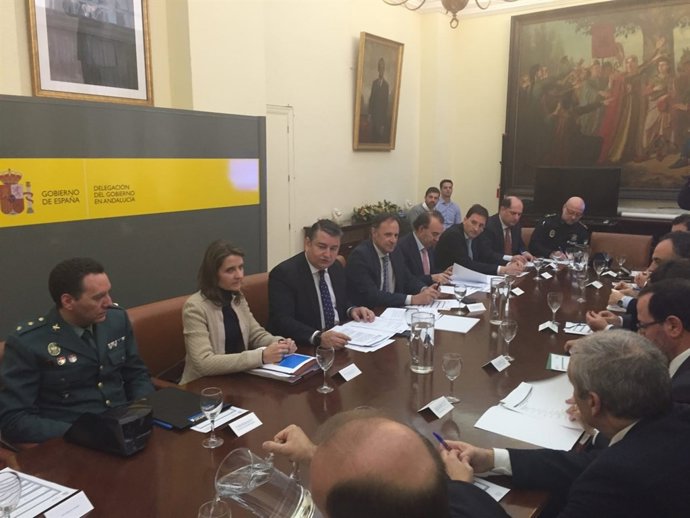 Sanz en la Comisión de Tráfico y Seguridad de la Circulación Vial en Andalucía