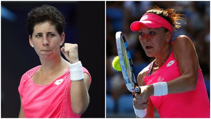 Carla Suárez y Agnieszka Radwanska, rivales en Australia