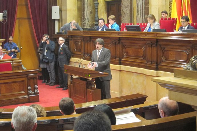 Carles Puigdemont, presidente de la Generalitat