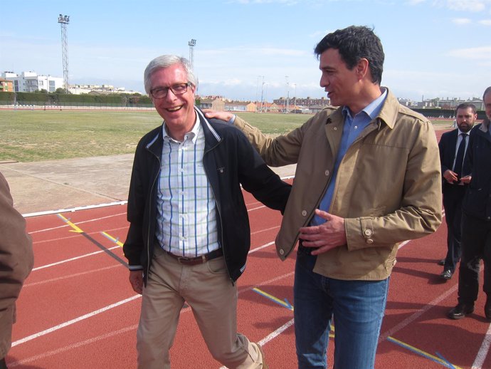 Josep Fèlix Ballesteros y Pedro Sánchez
