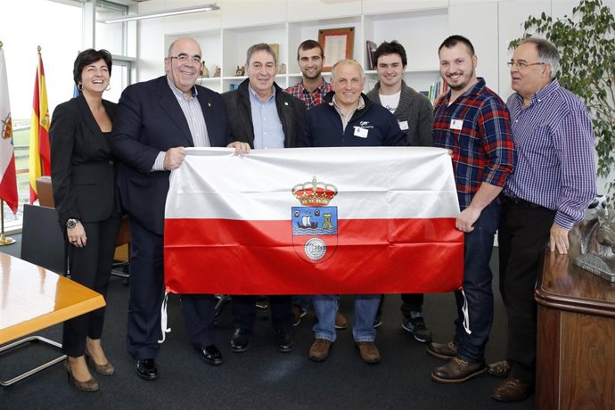 Oria con los ganadores del Concurso Nacional