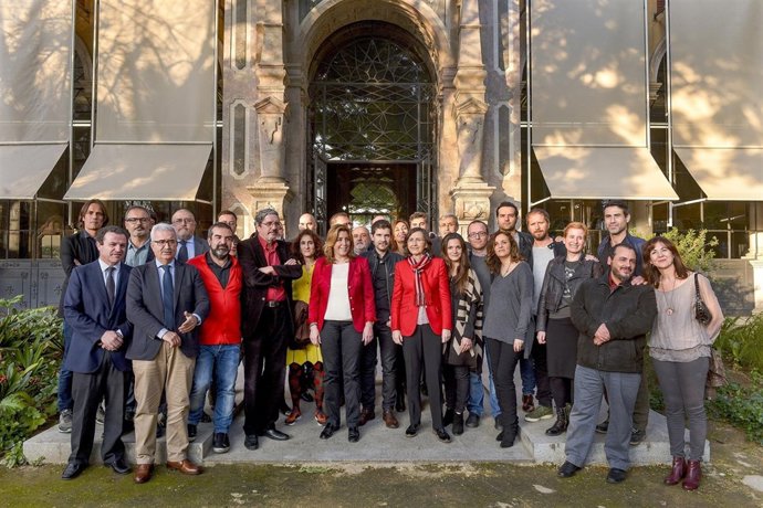 Susana Díaz se reúne con el sector audiovisual andaluz