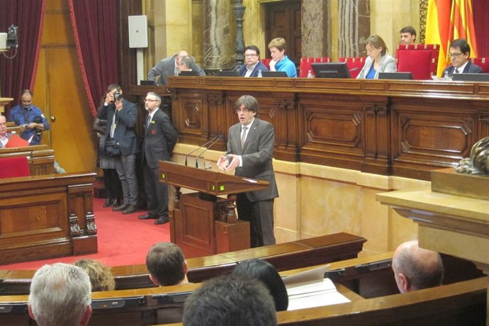 Carles Puigdemont, presidente de la Generalitat