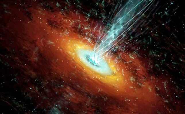 Núcleo activo de una galaxia