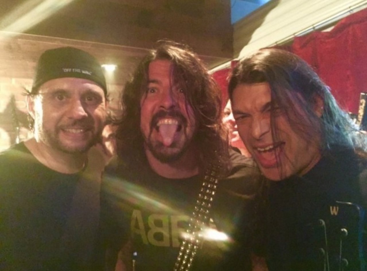 LOMBARDO, GROHL Y TRUJILLO