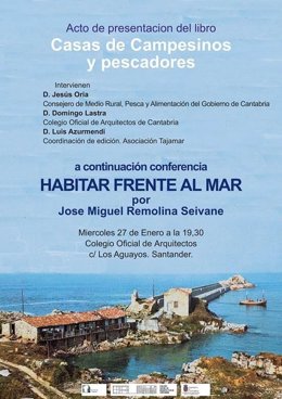 Cartel de la presentación del libro