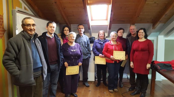 Participantes en el curso en Reocín