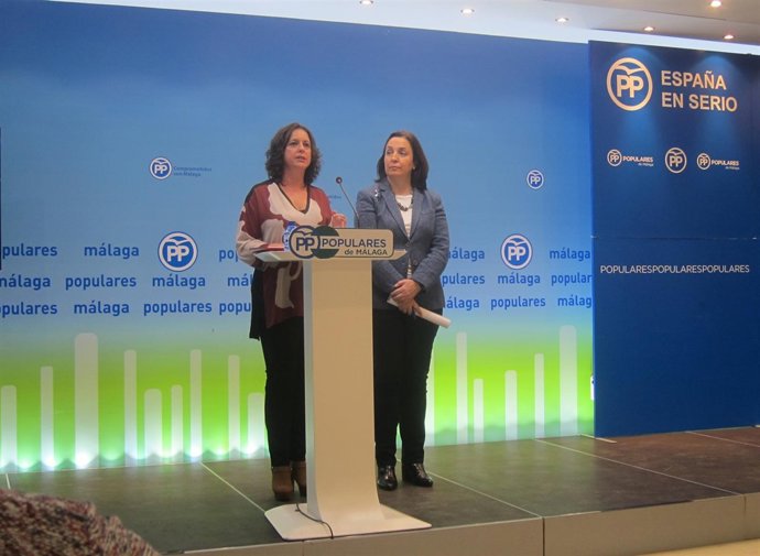 García y Corredera en rueda de prensa en Málaga