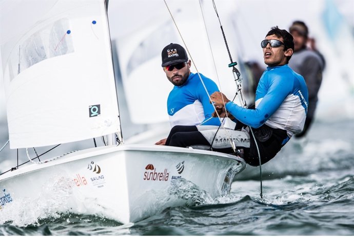 La pareja Barreiros-Curbelo en la Copa del Mundo de Miami