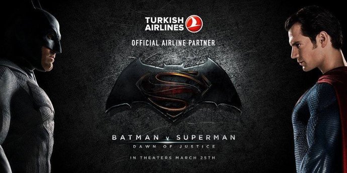 Turkish Airlines ofrece vuelos a Gotham y Metrópolis
