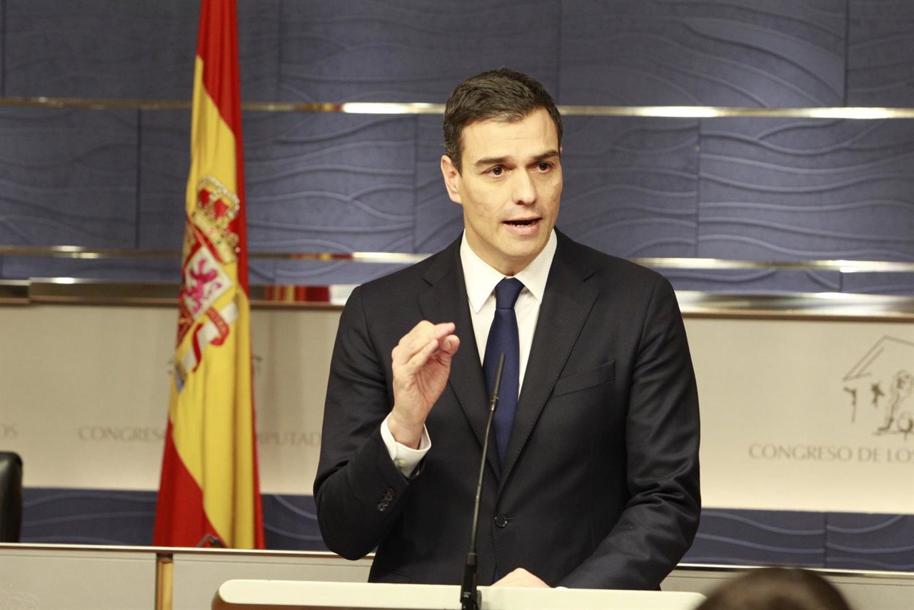 Rueda de prensa de Pedro Sánchez en el Congreso