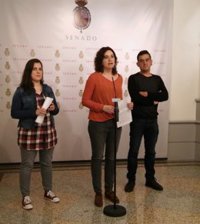 En Marea, Compromís y En Comú denuncian el préstamo de senadores