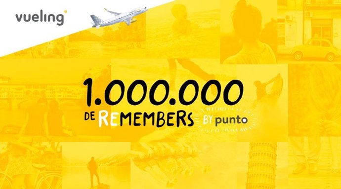 Vueling alcanza el millón de miembros Punto