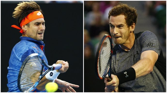 David Ferrer y Andy Murray se enfrentan en Australia