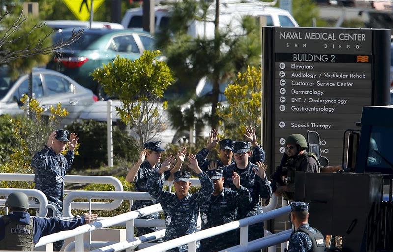El tiroteo en el Centro Médico Naval de San Diego resulta ser una falsa ...