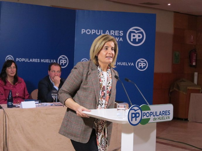 La ministra de Empleo en funciones, Fátima Báñez. 