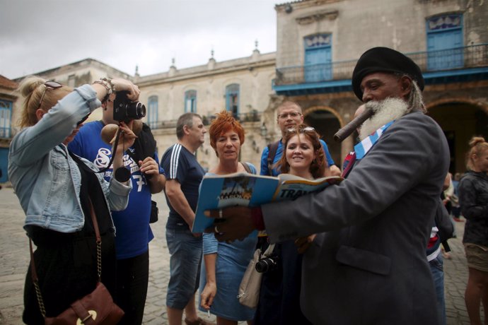 Turistas en La Habana, Cuba