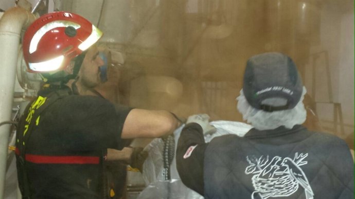 Incendio en la Nestle