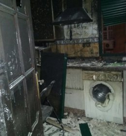 Incendio en una vivienda de Alhaurín de la Torre
