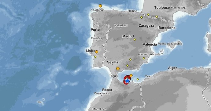 Terremoto en el Mar de Alborán 