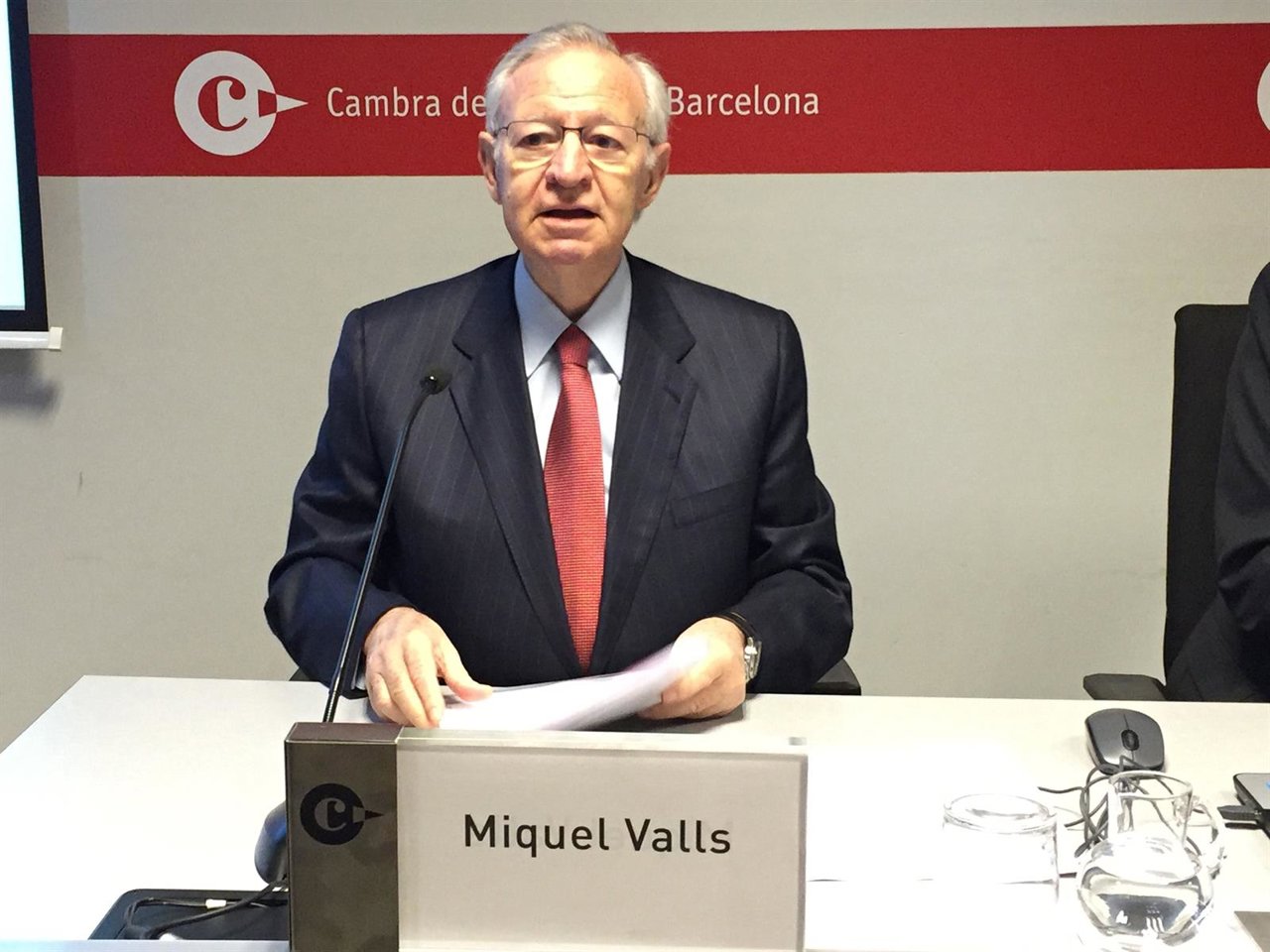 Miquel Valls, pte. De la Cámara de Barcelona