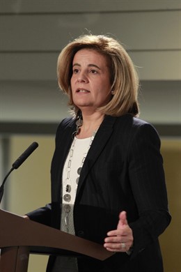 Fátima Báñez en un foro