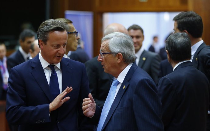 David Cameron y Jean-Claude Juncker