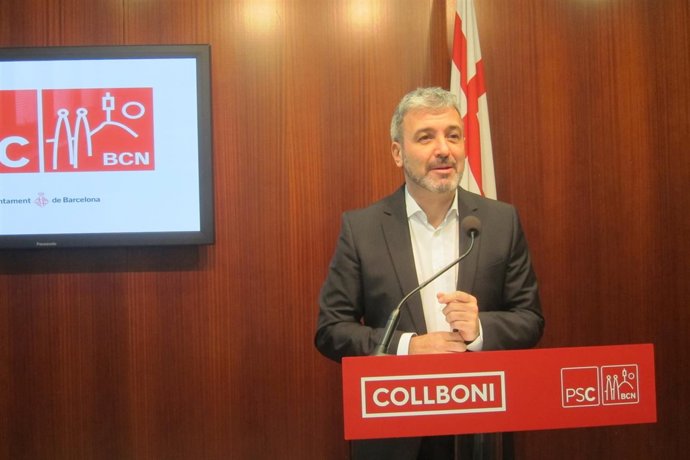El líder del PSC en el Ayuntamiento de Barcelona, Jaume Collboni
