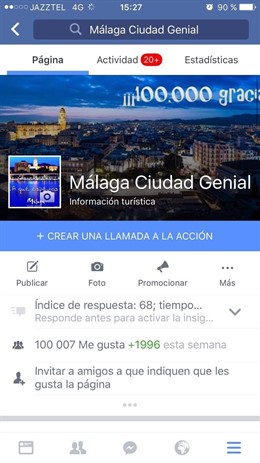 Redes Málaga Facebook