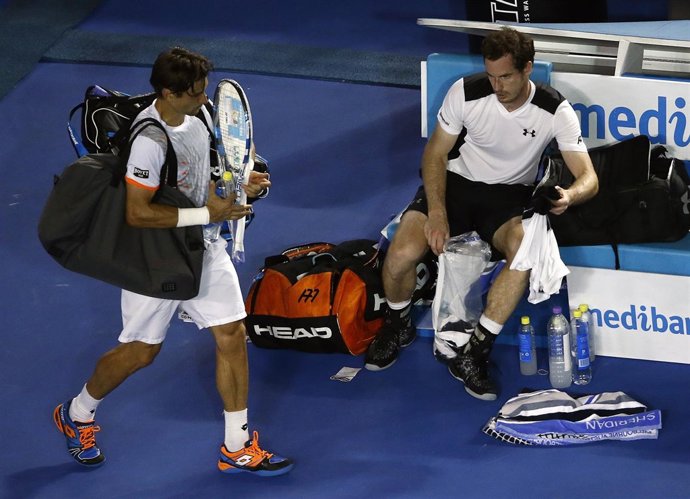 Ferrer abandona la Rod Laver Arena tras perder con Murray