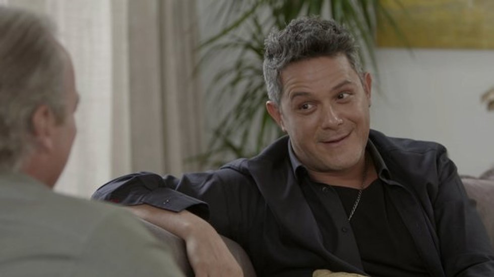 Alejandro Sanz con Bertín Osborne en 'En la tuya o en la mía'