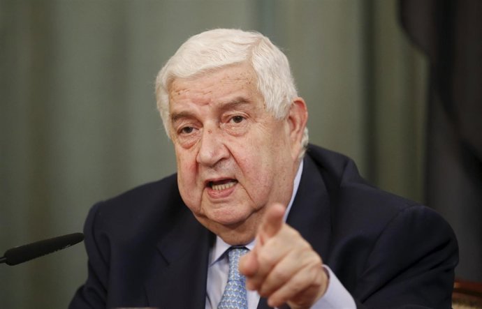 Walid al Muallem, ministro de Exteriores sirio