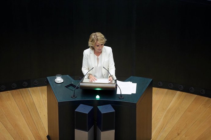 Esperanza Aguirre en el Pleno
