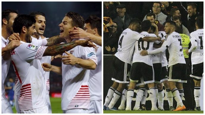 Valencia y Sevilla, a por las semifinales de Copa