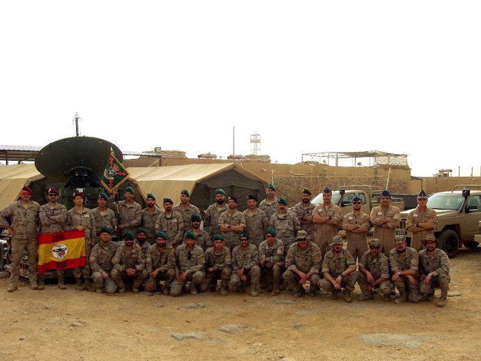 Militares de operaciones especiales de maniobras en Mauritania