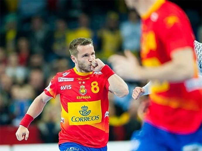 Víctor Tomás selección española balonmano Europeo Polonia