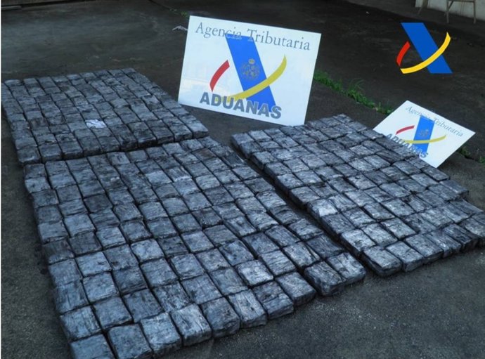 Cocaína intervenida por Vigilancia Aduanera en A Coruña