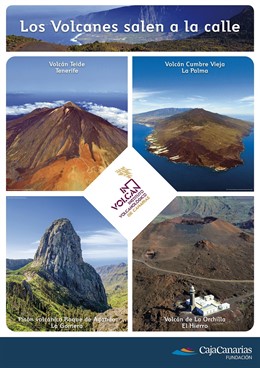 Cartel de la exposición 'Los volcanes salen a la calle'
