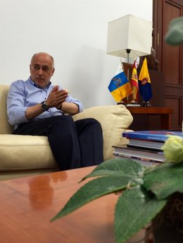 El presidente del Cabildo de Gran Canaria, Antonio Morales