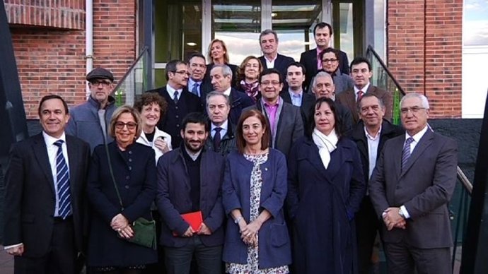 Cristina Uriarte y responsables de FP