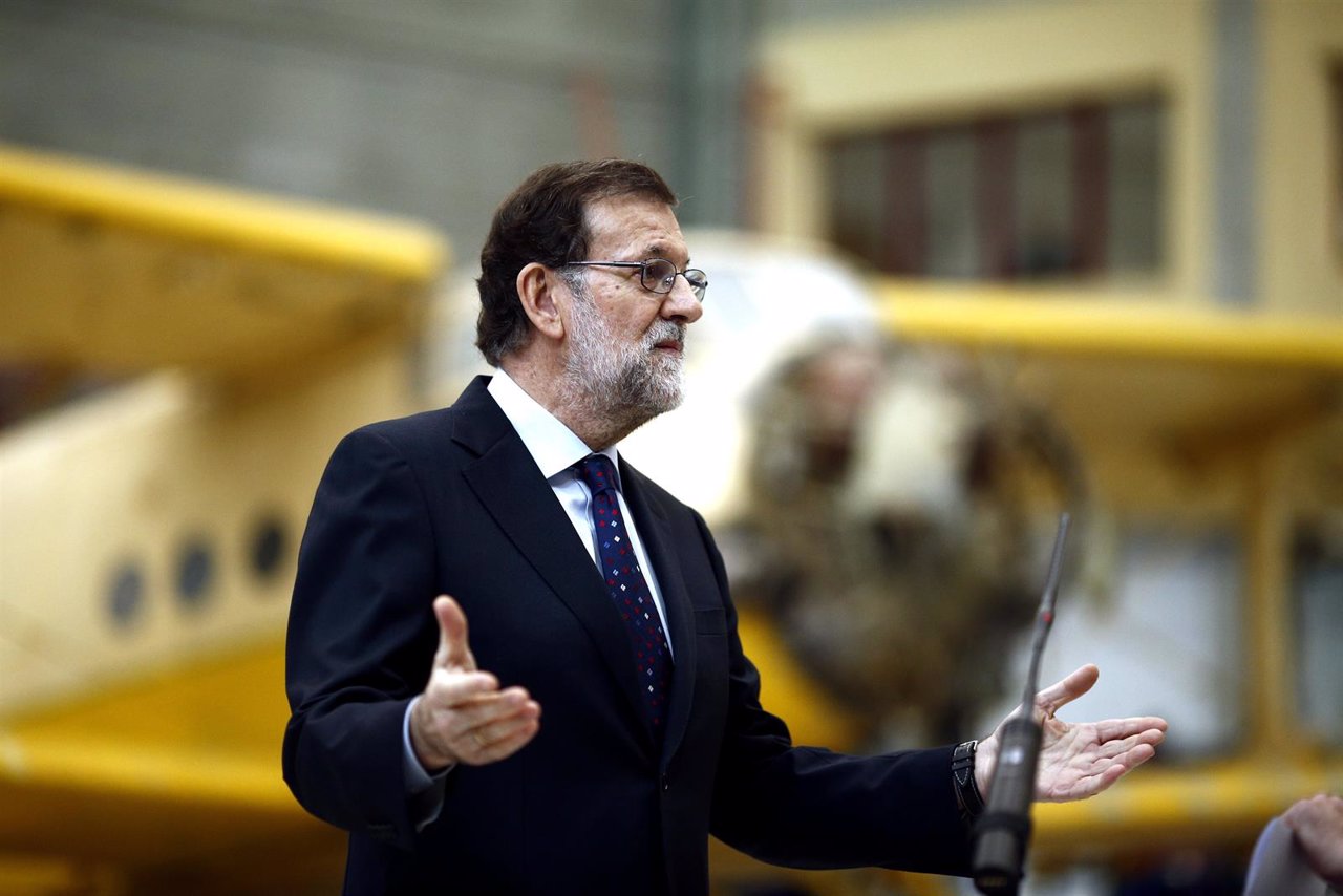 Rajoy visita un centro de formación profesional en Madrid