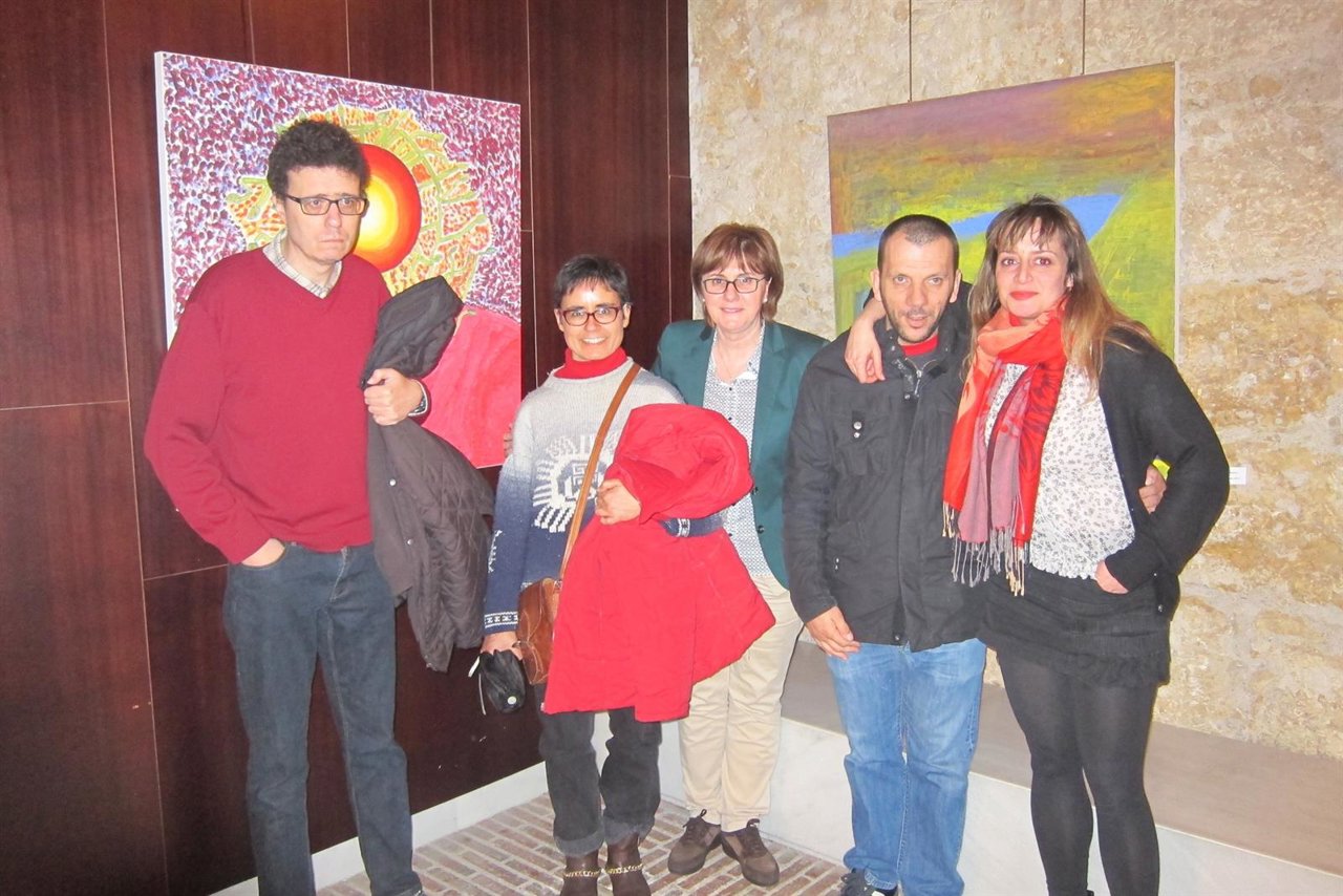 Pilar Varela, en el centro