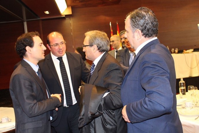 El presidente en encuentro Asociación Murcia Seniors Club