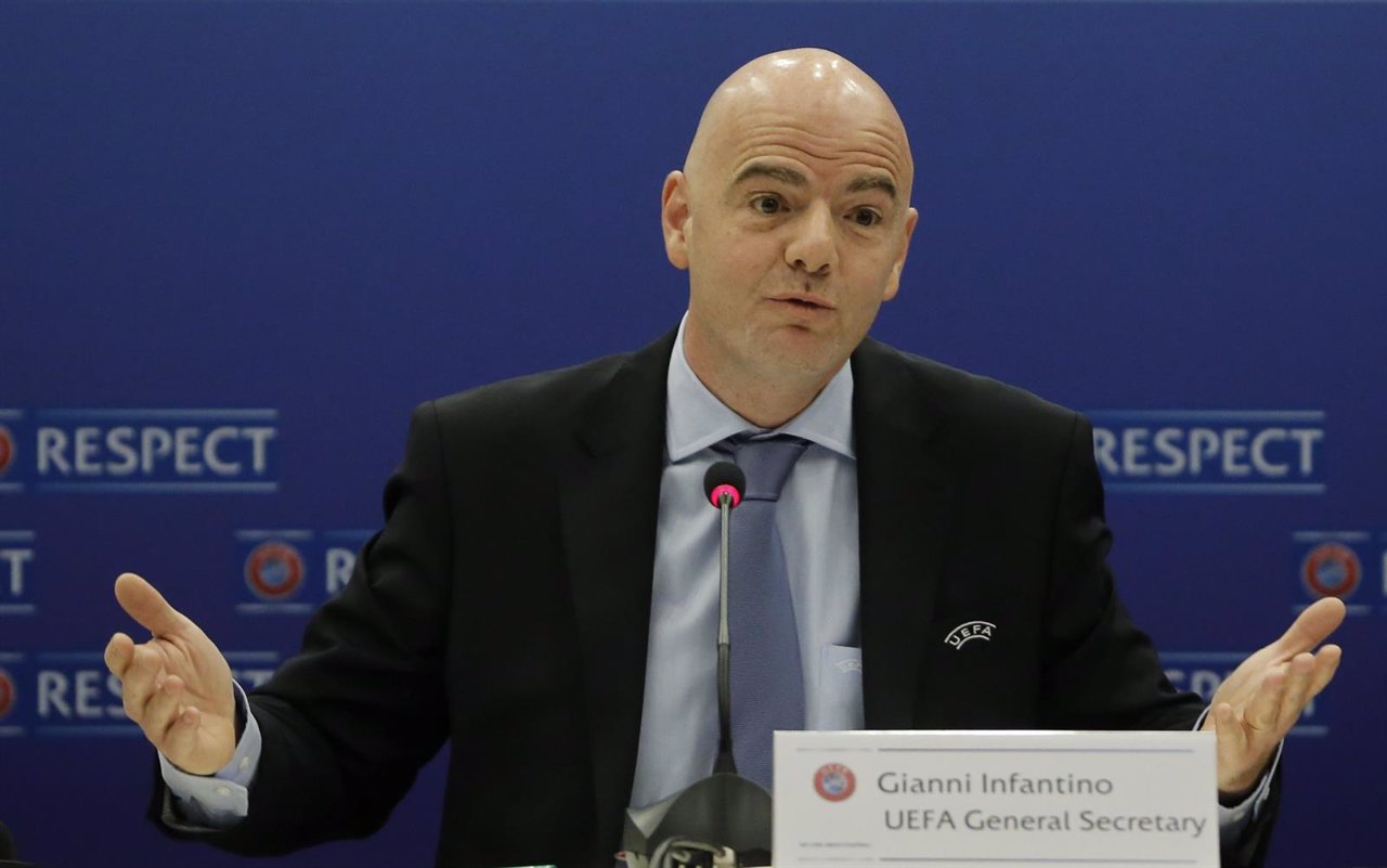 UEFA secretario general Gianni Infantino