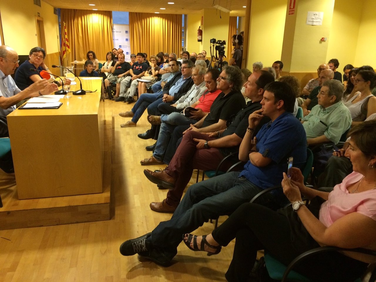 Acto en Barcelona por la excarcelación de Arnaldo Otegi