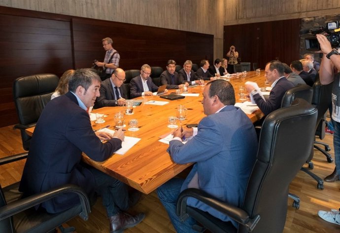 Reunión de Clavijo con la Fecam