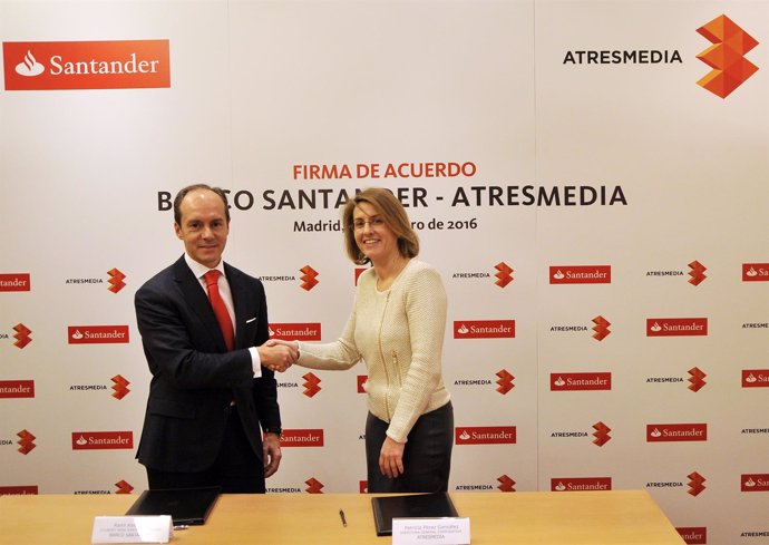 Firma Atresmedia y Banco Santander