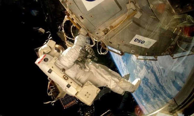 Exterior de la Estación Espacial