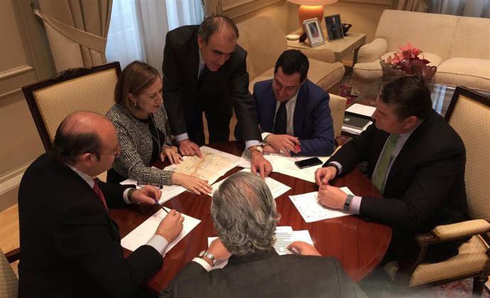 Reunión del PP-A y el Ministerio de Fomento sobre el AVE a Granada